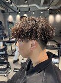 刈り上げマッシュ×強めツイスパ