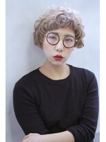 ブラン 広島本通(Blanc)&nbsp;【Blanc】マッシュボブ＿ブリーチ＿ダブルカラー