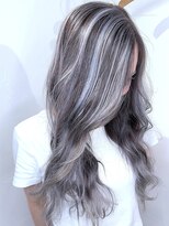 ブレイズヘアー(BLAZEhair)&nbsp;【外国人風カラー】ホワイトバレイヤージュ×ブリーチ２回