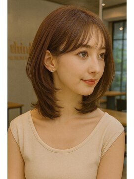 サードバイローラン(THiRD by ROULAND) 暗めカラーフェイスフレーミンググランマッシュ