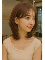 サードバイローラン(THiRD by ROULAND) 暗めカラーフェイスフレーミンググランマッシュ