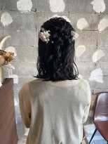 ソワ 四日市(soie)&nbsp;【soie/shiho】ハーフアップアレンジ