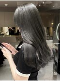 グレージュカラー/髪質改善/美髪/暗髪/レイヤーカット[恵比寿駅]