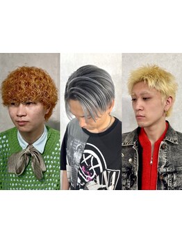 【メンズ専門店/心斎橋駅徒歩3分】《個性を爆発》ブリーチ・ハイライト・メッシュで差がつくデザインカラー