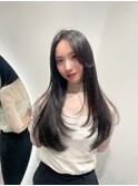 レイヤーカット/髪質改善/ネイビー/30代/20代