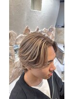 ヘアリゾートエーアイ 新宿西口店(hair resort Ai) メンズバレイヤージュシャドールーツ刈り上げセンターパート新宿
