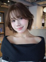 アイティーバイアルバム 下北沢店(IT by ALBUM) ショート顔周りレイヤー前髪カットココアベージュ_F21317