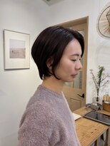 エヌヨンブンノイチ 茅ヶ崎(n1/4)&nbsp;30代40代50代絶壁解消丸みショートボブ似合わせ小顔前髪あり