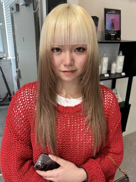 メルトトウキョウ(melt.tokyo) インナーカラー/トリートメント/デザインカラー/ペールピンク