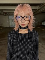 キルトプラスリム(Qilt+LIM)&nbsp;サーモンピンク×レイヤーボブ