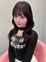 ボタン シブヤ(VOTAN SHIBUYA)&nbsp;ラベンダー/韓国ヘア/渋谷/レイヤー/顔まわり