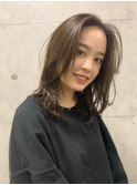 ミルクティーブロンド/ワンホンレイヤーカット/横浜