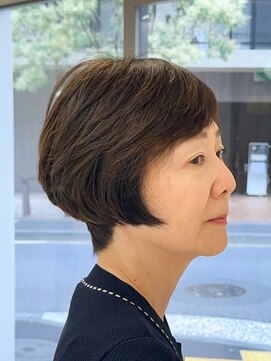 サロンイクエヤマザキ 麻布十番(SALON IKUE YAMAZAKI) 髪に優しい白髪染め[麻布十番/ショート/50代/60代/ノンジアミン]