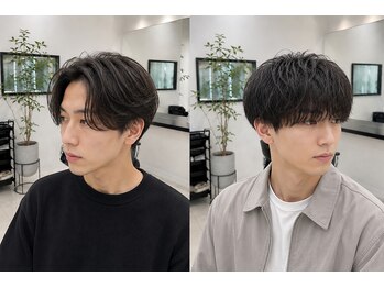 ユニークノベル 中央林間(unique novel)の写真/メンズのお客様も多い実力派サロン◎再現性の高いカットやニュアンスパーマ、縮毛矯正が人気♪