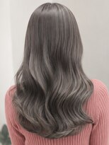 ルノヘアー(Lunohair)&nbsp;透明感グレージュ×小顔レイヤーカット20代30代
