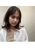 外ハネMIXミディ