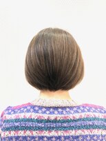 クオリス 上福岡店(QUALIS)&nbsp;大人かわいい丸みのあるショートマッシュ/小顔ショート/艶カラー