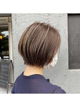ベレッタ 枚方店(veretta.) スタイリング不要ショート30代/40代/50代 担当 小林/グレージュ