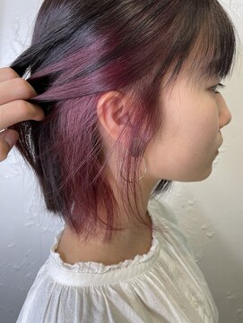 ロミー 本厚木(ROMMY.) 色落ちしても綺麗なピンクのインナーカラー / ROMMY.本厚木