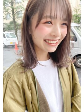 アンアミ オモテサンドウ(Un ami omotesando) 【Un ami】《増永剛大》 切りっぱなし、おとな可愛い外ハネボブ