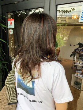 ヘアラボウィッシュ(hair labo Wish) ミディアムレイヤースタイル