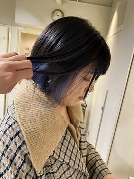 ルーカス(LUCAS) インナーカラーブルー