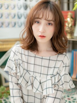 カバーヘア イヴ 戸頭店(COVER HAIR EVE) 外国人風抜け感くせ毛風小顔こなれミディc5戸頭20代30代40代