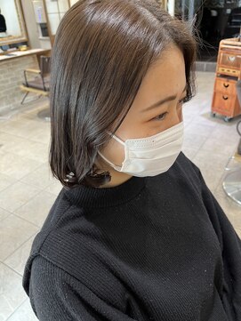 ネオリーブカップ 町田店(Neolive capu) 韓国風ボブ ＊ ベージュカラー【町田/ボブスタイル/艶カラー】