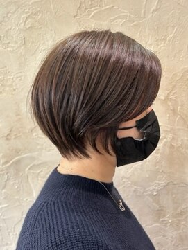 美容室 ホーム オアシス店(home) 前下がりショートボブ