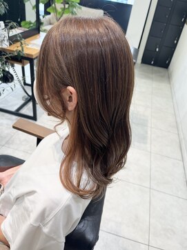 ケンジ 南林間(KENJE) オレンジインナーカラー