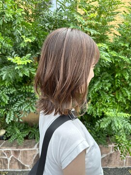 カットウェルズ ラブコオリヤマ 郡山店(Cut Well's Love Koriyama) 外ハネボブ×アッシュベージュ【郡山】【奈良】