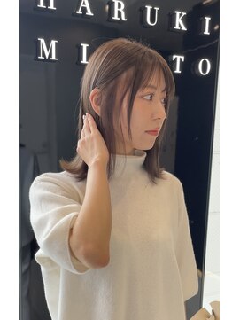 ハルキミナトジャパン センダイ(HARUKI MINATO japan SENDAI) 艶髪とワンカール