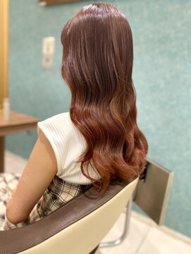 アッシュ 菊名店(Ash) ☆グラデーション×コーラルピンク☆