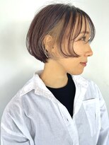 スリー(THREE)&nbsp;マッシュショート×イヤリングカラー