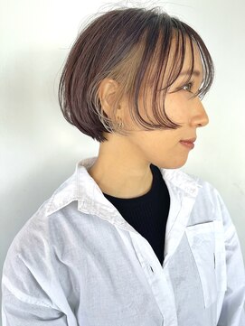 スリー(THREE) マッシュショート×イヤリングカラー