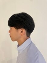 ソイクフ 四条大宮店(SOY-KUFU)&nbsp;【soy-kufu】MEN'S HAIRアッシュブラックマッシュショート