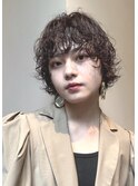 モイストパーマ/クリクリ/ショートウルフ
