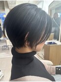 横顔もキレイ/丸みショート/お洒落【ショートボブ】