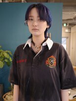 ヨー(Yoh-)&nbsp;【ショートウルフ/ササキケイスケ】センターパート/ハイライト