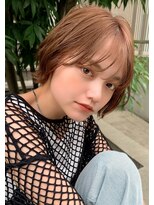 クーエフー(coo et fuu)&nbsp;シナモンベージュと外ハネボブで抜け感ヘア