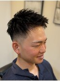 【メンズの定番】ツーブロックショート