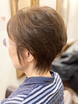 フリージア(freesia)&nbsp;30代40代50代/すっきりショート/艶髪/ベージュブラウンカラー