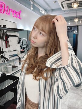 ディレクト 新宿(Direct) ロングレイヤー/マロンベージュ／フルバング/新宿