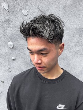 メンズグルーミングナンバーナイン(MEN'S GROOMING NUMBER NINE) ホワイトメッシュ/メンズカット/メンズサロン