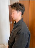 スパイキーショート メンズショート アップバング 刈り上げ