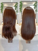 フィー 仙台店(fee)&nbsp;【Before→After】髪質改善/リンゴ幹細胞/ヘッドスパ/サラサラ