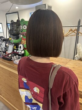 ナンバー(number+) 韓国トレンドヘアタッセルボブ