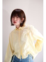 サロンドミルク 新百合ヶ丘店(salon de MiLK)&nbsp;切りっぱなしbob　新百合ヶ丘