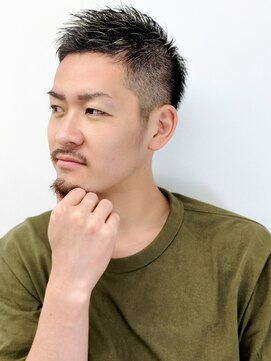 アンドヘアサロン(AND hair salon) スパイキーショート/刈り上げショート/細めハイライトカラー風鶏