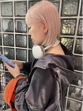 ペレ アネックス 大阪梅田茶屋町店(PELE ANNEX) ホワイトグレージュ/デジタルパーマ/フェザーパーマ/梅田